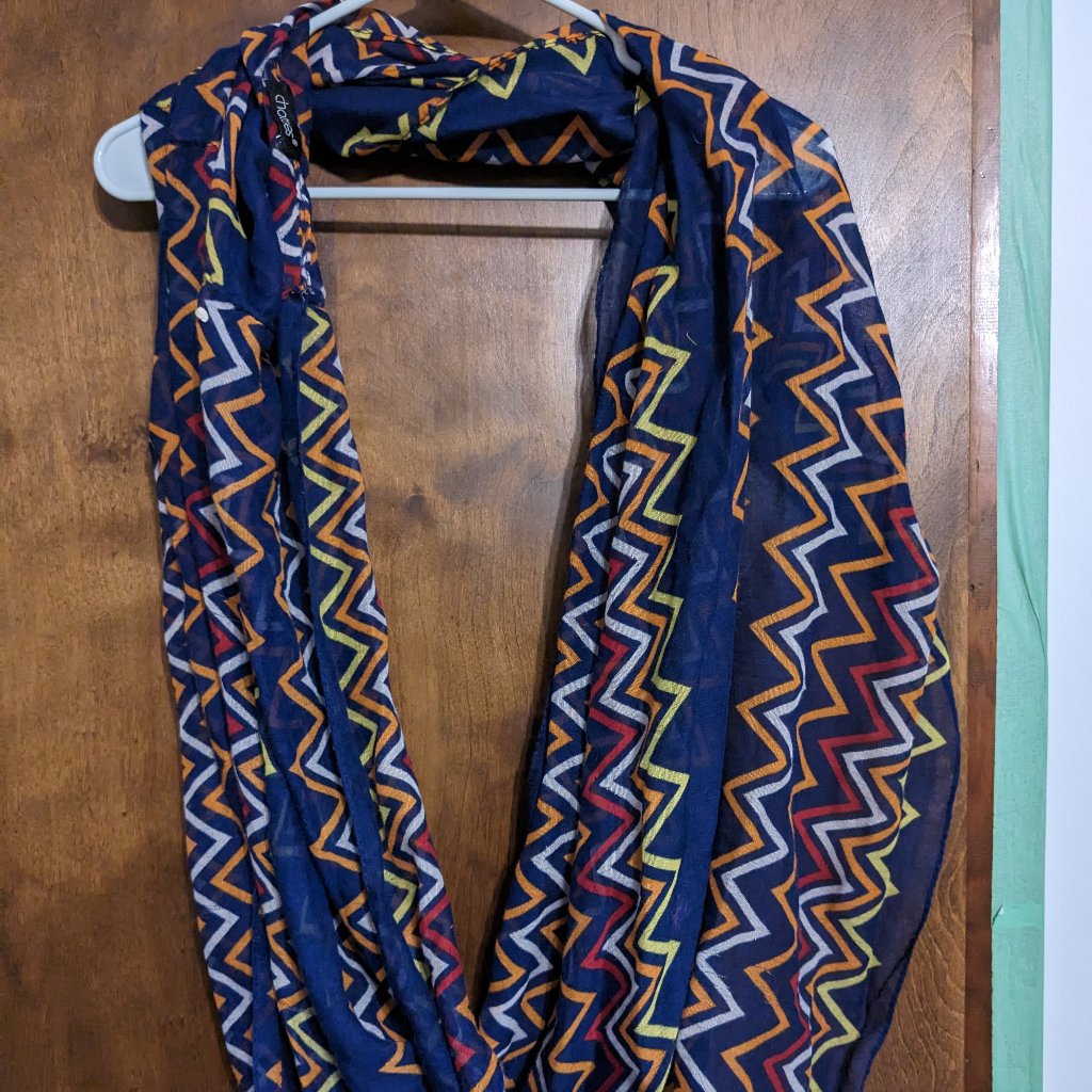 Zigzag Infinity Scarf
